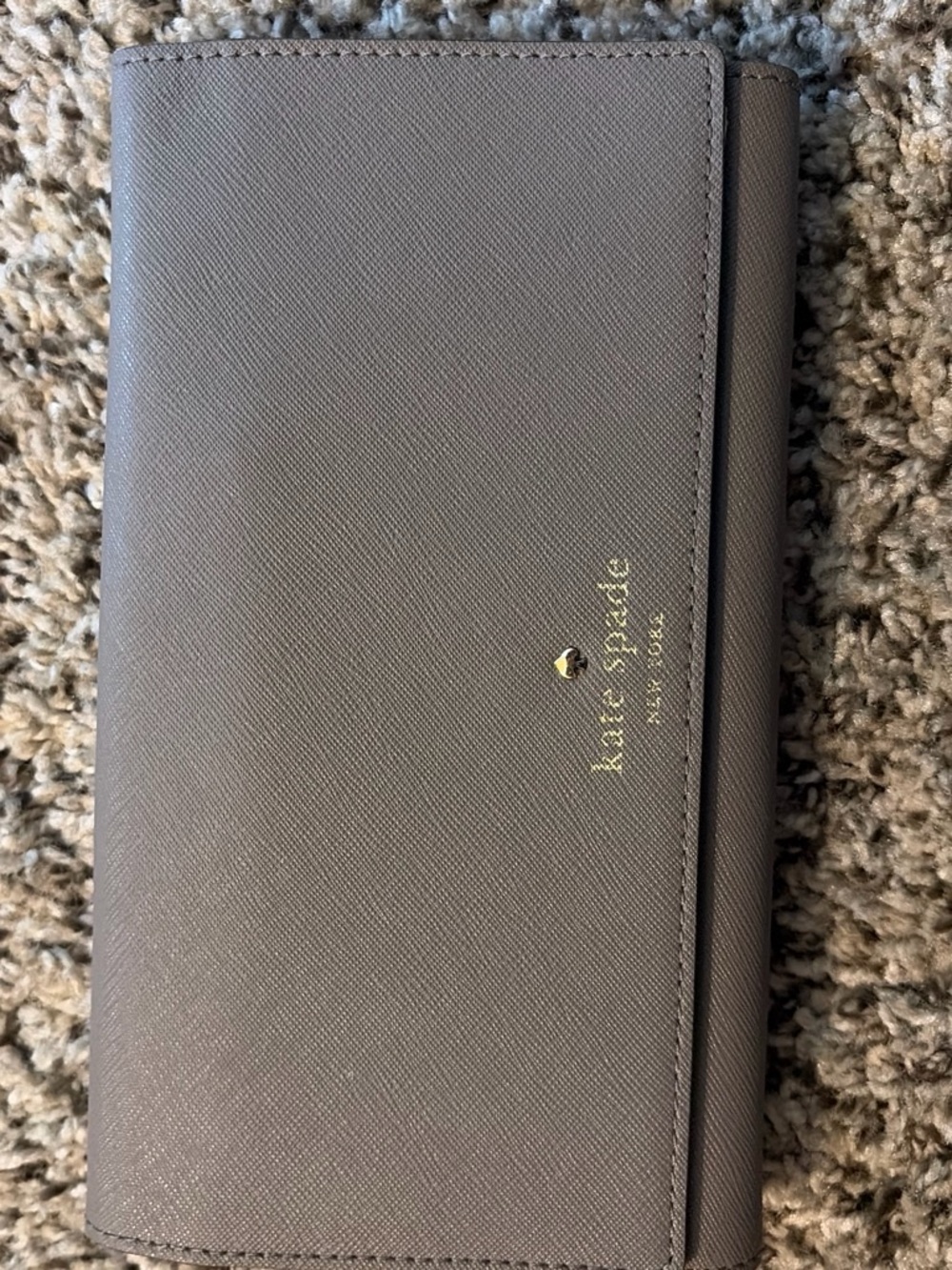kate spade Gray Trifold Wallet